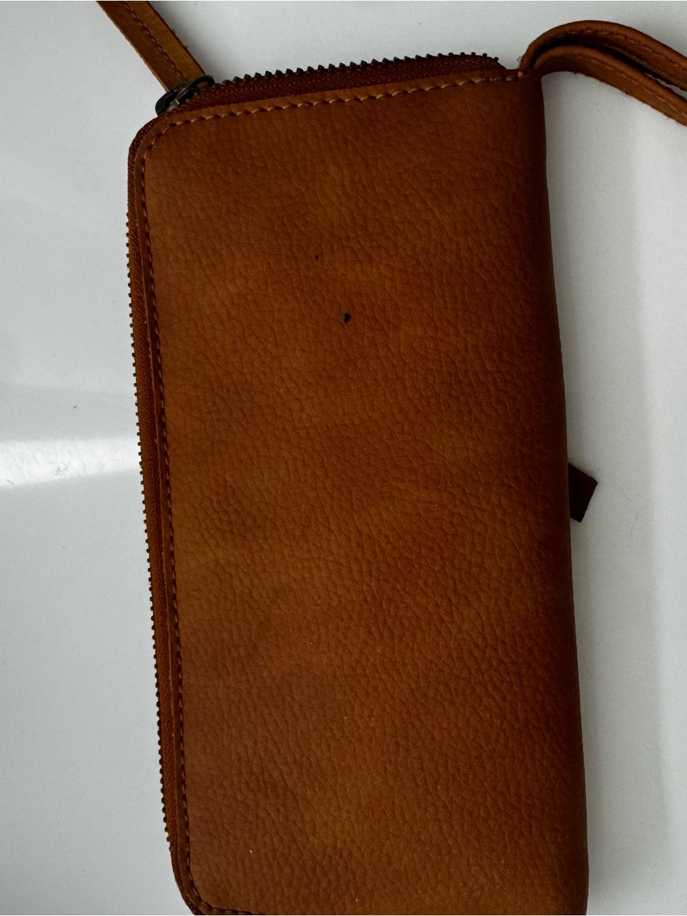 Free People Men's Zip-Around Wristlet Wallet - Brown